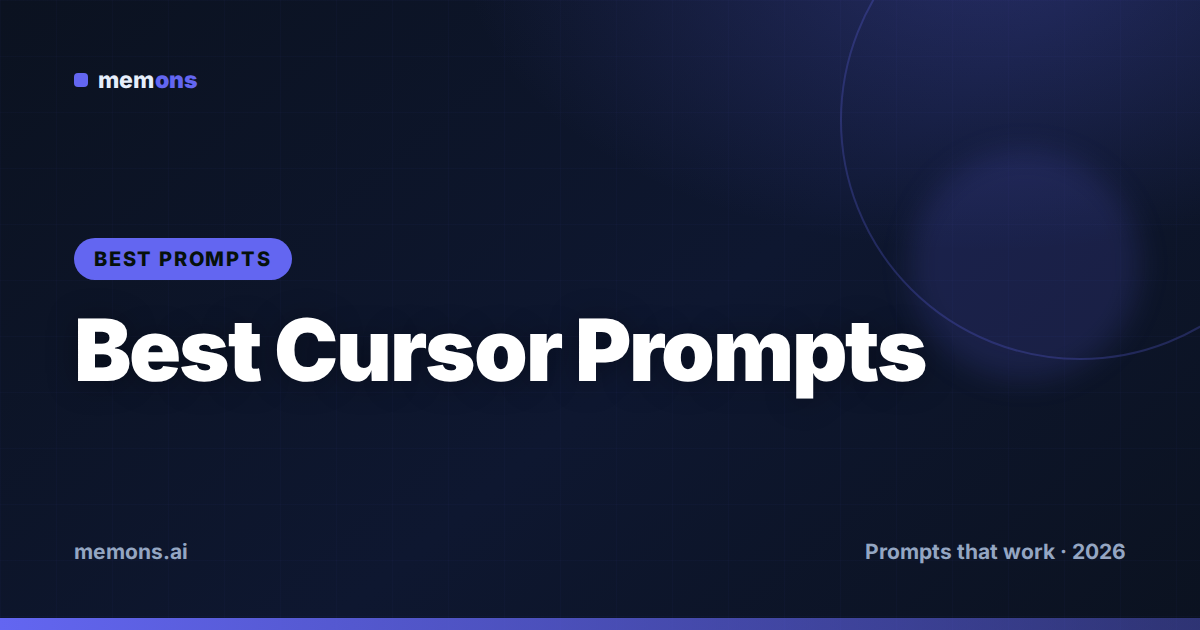 Best Cursor Prompts