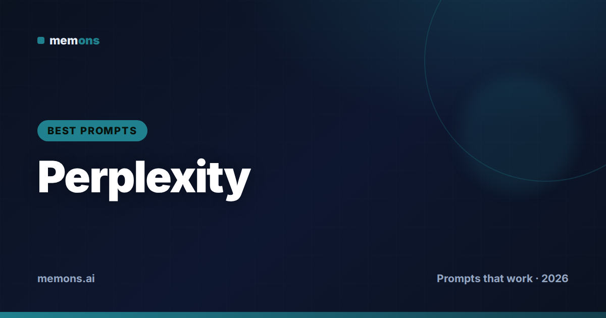 35 Best Perplexity Prompts