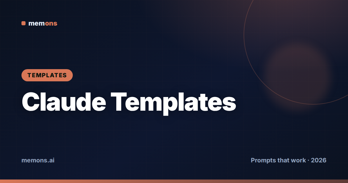 Claude Templates