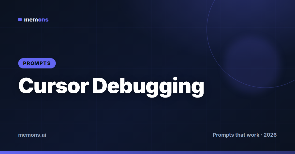 Cursor Debugging