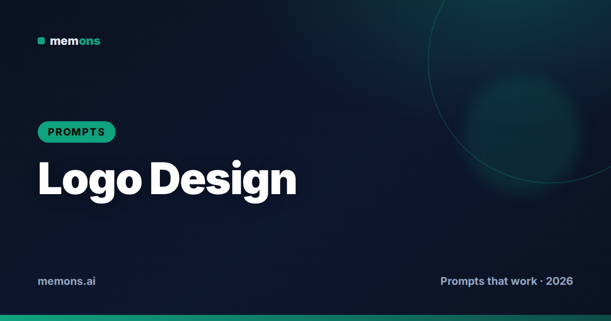 Cover for 28 GPT Image 2 Prompts for Logo Design (2026)
