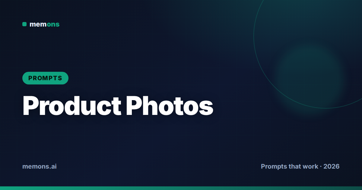 Cover for 26 GPT Image 2 Prompts for Product Photography (2026)