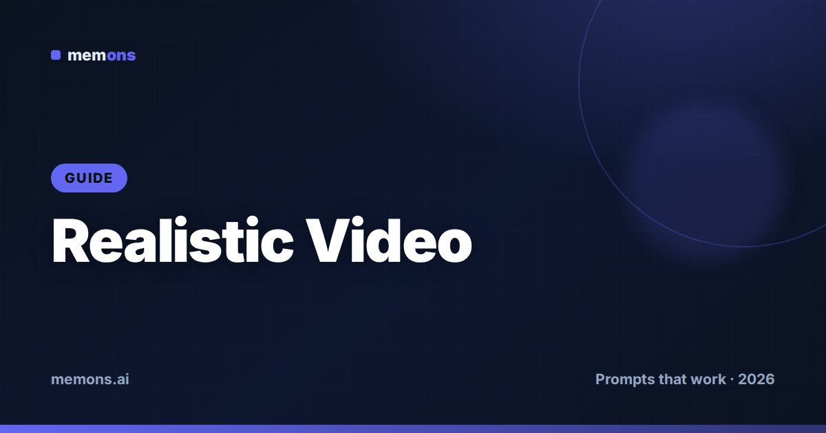 Cover for How to Prompt Hailuo for Realistic Video (2026): Formulas + Examples