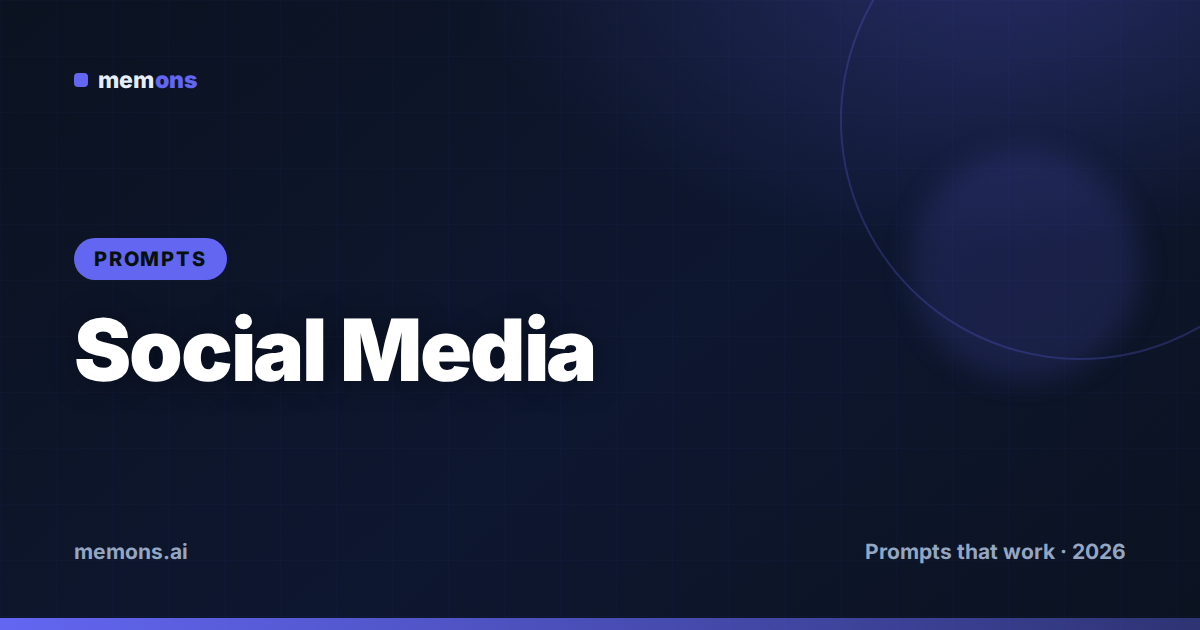 Cover for 24 Ideogram Prompts for Social Media Graphics (2026)