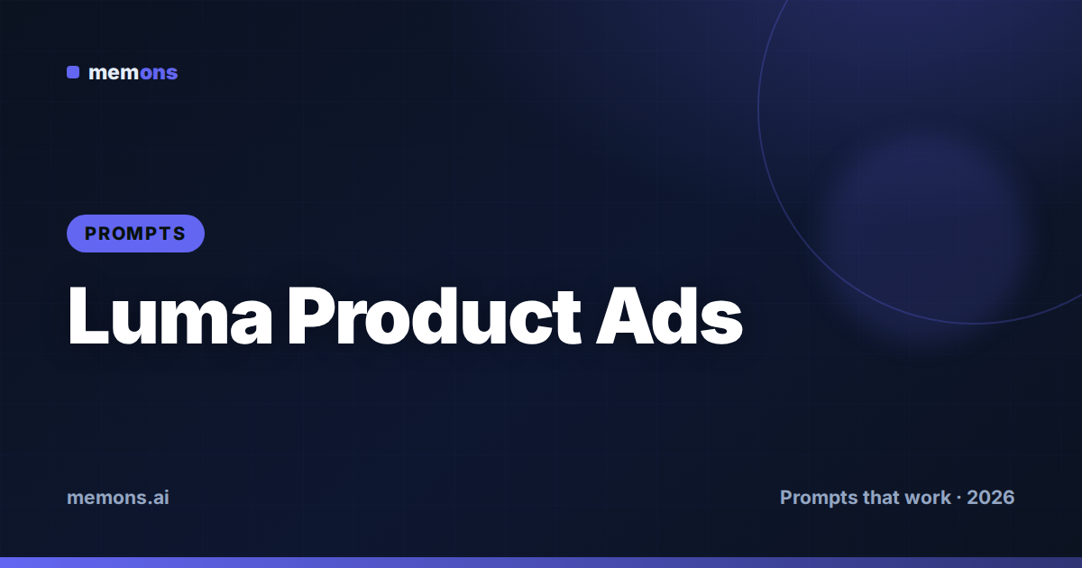 Product & Ad Video