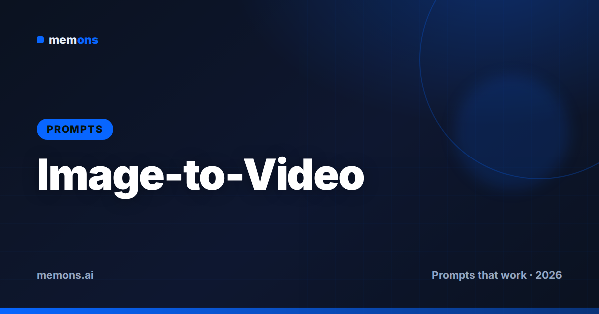 Cover for 24 Meta Muse Video Image-to-Video Prompts (2026)