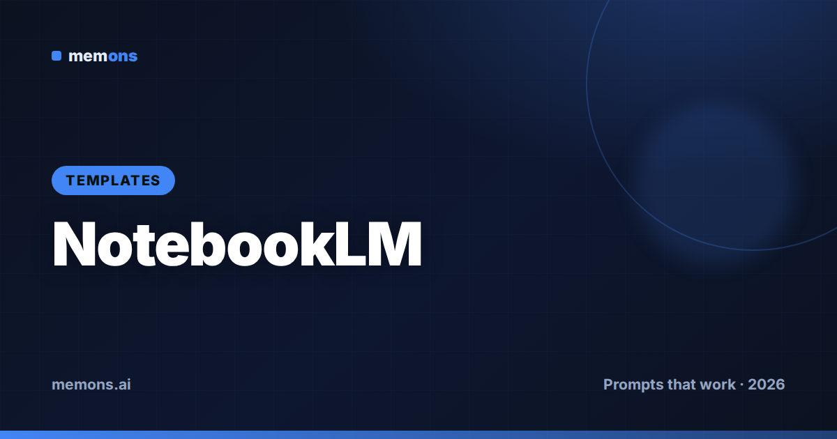 NotebookLM