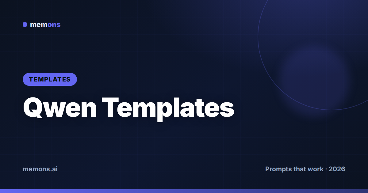 Qwen Prompts