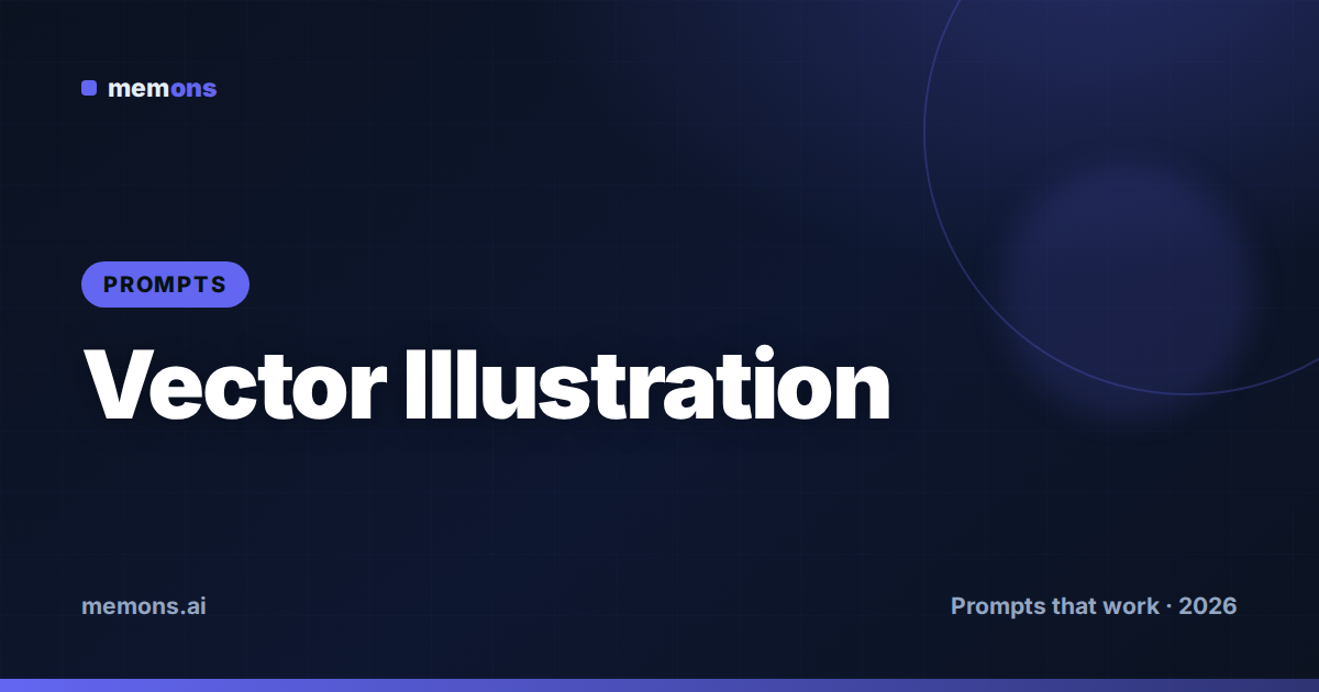 Recraft Prompts for Vector Illustration