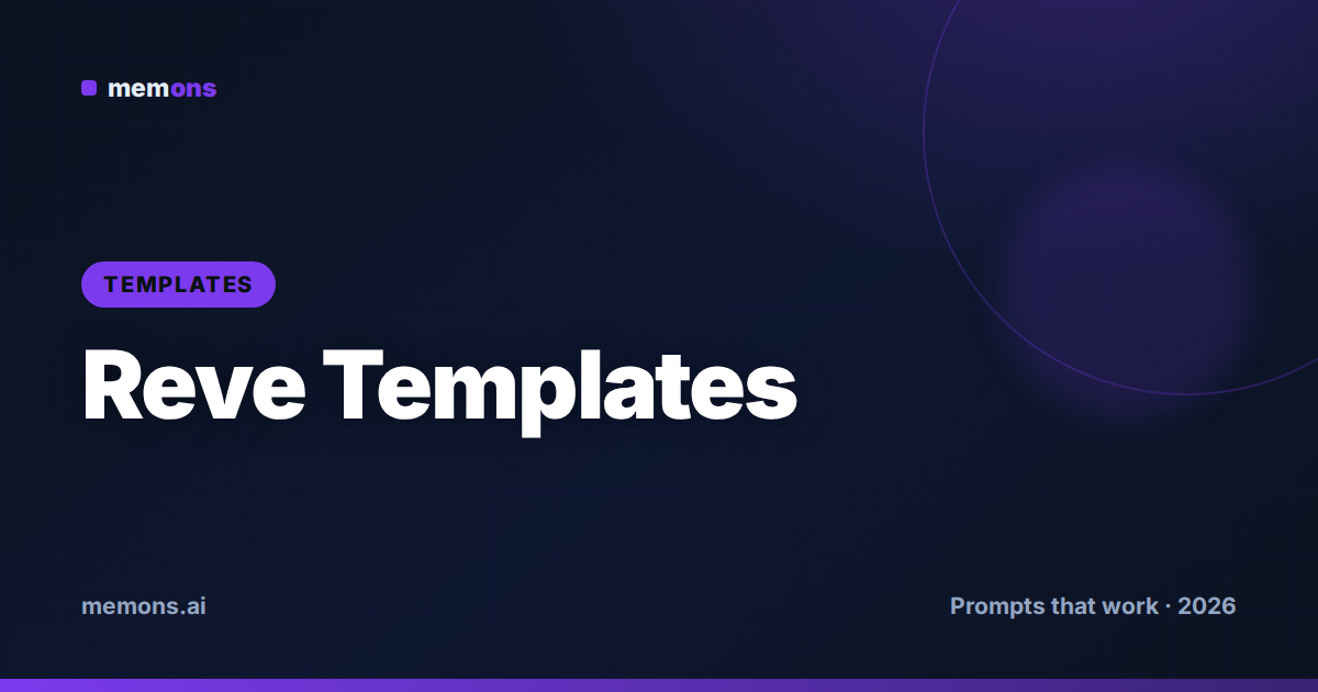 Reve Templates