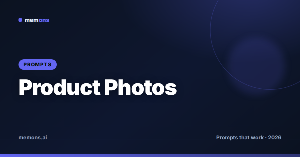 Product Photos